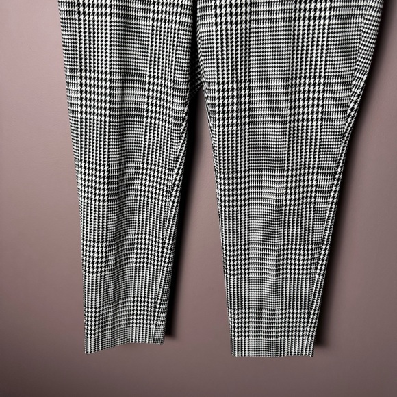 Banana Republic Houndstooth Avery Pants 0S 0 Short (493032) - Picture 4 of 11